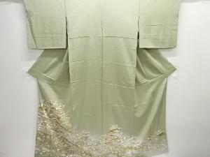 金彩寺塔模様一つ紋色留袖